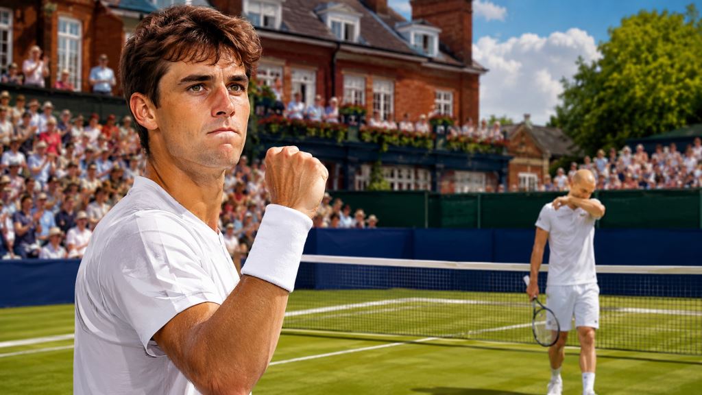 AI ilustracija: Arthur Fery s pozivnicom izbacio Adriana Mannarina u Queen's Clubu za prvo ATP četvrtfinale