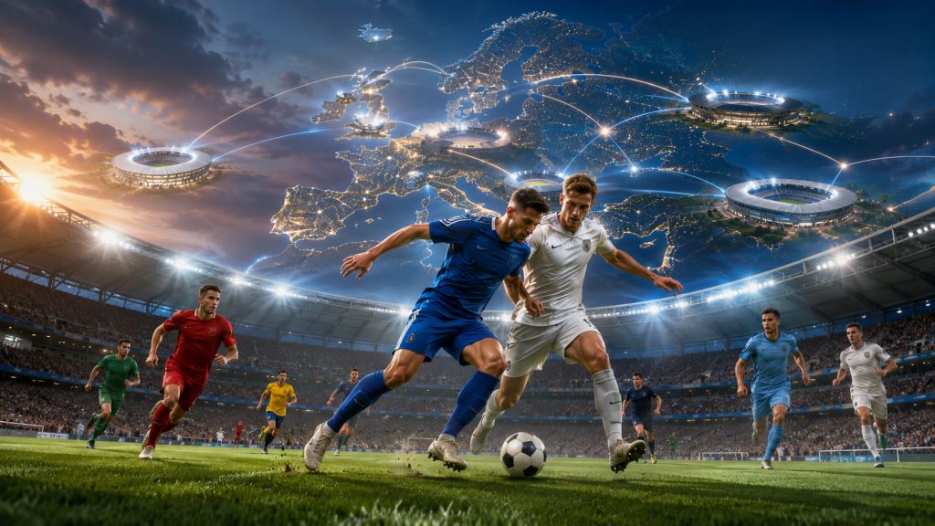 AI illustration: Champions League 2026/27 qualifying begins with first-round ties across Europe and a new club season