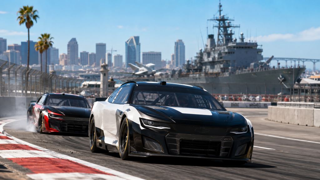 AI ilustracija: Prva NASCAR Cup pobjeda Coreyja Heima u San Diegu nakon dramatične završnice s Tylerom Reddickom za 23XI Racing