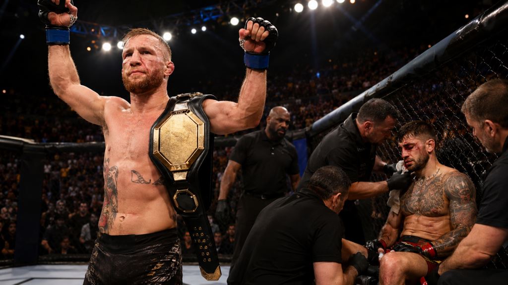 AI ilustracija: Justin Gaethje protiv Ilije Topurije: Revanš nakon UFC Freedom 250 i bitka za pojas lake kategorije UFC-a