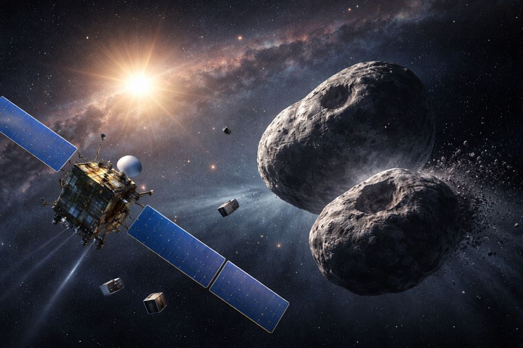 Hera atteint Didymos : la mission européenne étudie comment DART a modifié l’orbite de l’astéroïde et ce que cela signifie pour la Terre