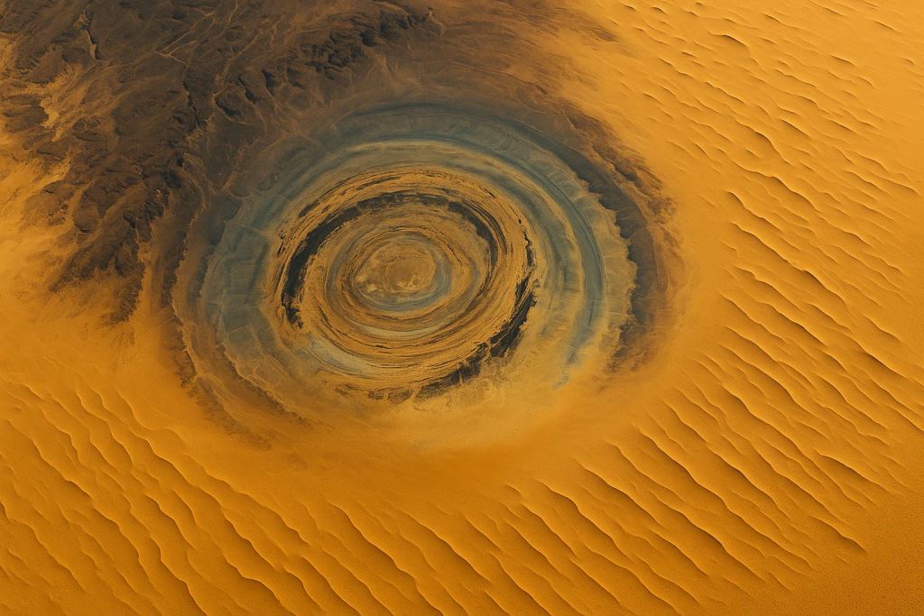 The Richat Structure: how the mysterious "Eye of the Sahara" that Sentinel-2 satellites have been tracking for decades originated