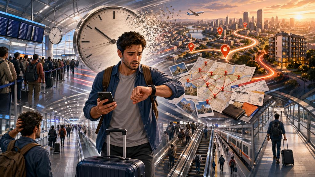 Cinco errores de viaje por los que un viaje bien planificado puede perder medio día