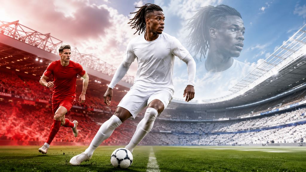 AI ilustracija: Manchester United razmatra Camavingu, dok Koné i Alex Scott ostaju dostupnije opcije za vezni red momčadi