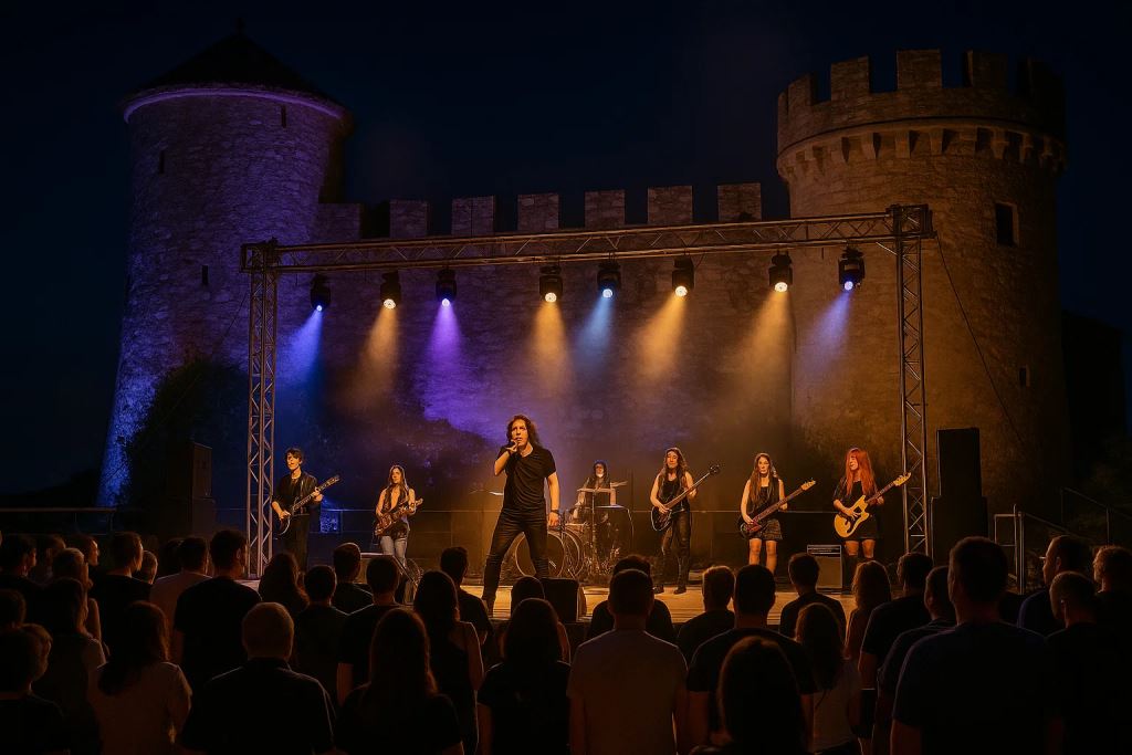 K-rock spectacle in Croatia: Korean bands YB and Rolling Quartz with Din Jelusic record a show and donate a concert