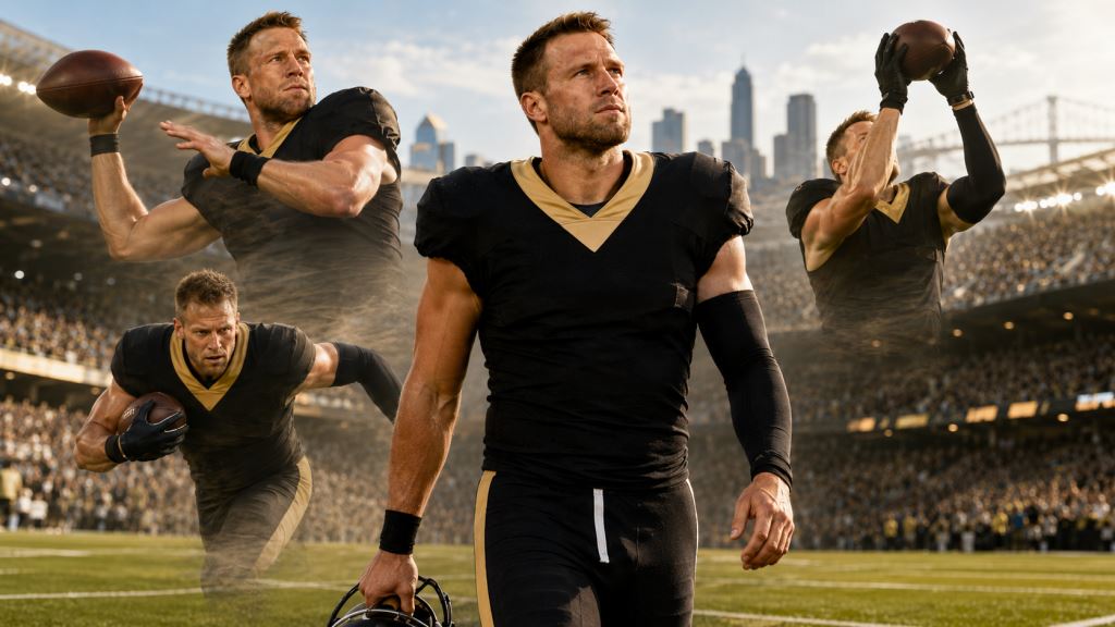 illustration IA: Taysom Hill quitte les New Orleans Saints après neuf saisons, son avenir en NFL reste encore incertain
