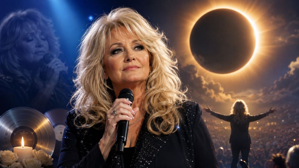 illustration IA: Mort de Bonnie Tyler à 75 ans: voix de "Total Eclipse of the Heart" et icône pop-rock galloise à l'héritage durable