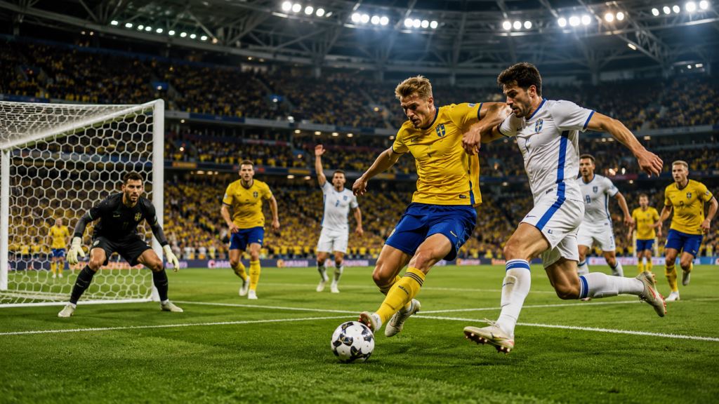 Suède et Grèce font 2-2 à Stockholm après l’égalisation tardive de Masouras en match amical à la Strawberry Arena