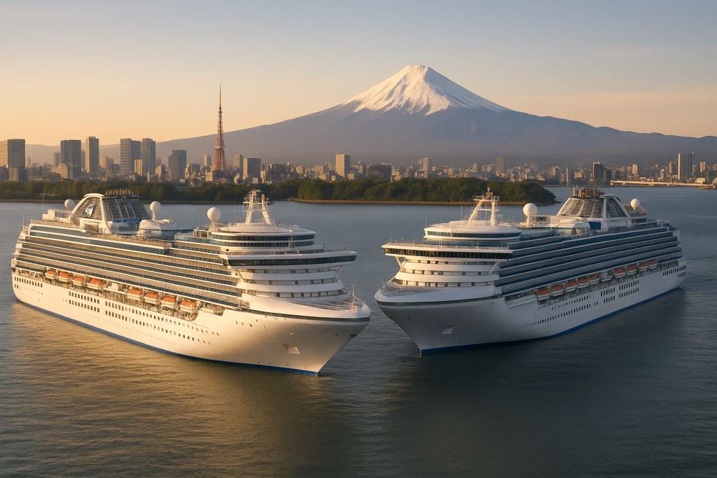 Princess Cruises presents a historic season for Japan in 2027 with Diamond and Sapphire Princess ships and festivals