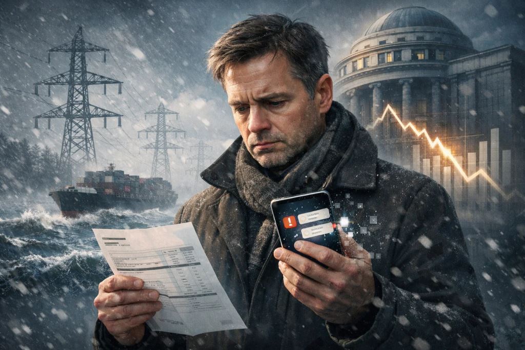 Jučer – danas – sutra: kamate, energija i digitalni rizici te što to znači za tvoj svakodnevni život