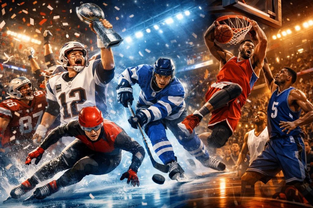 Gestern, heute, morgen: Super-Bowl-Nachhall, NBA-Rhythmus, olympische Auslöser und was das für Fans im Februar 2026 bedeutet