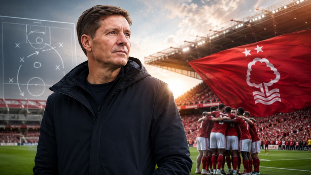 AI illustration: Oliver Glasner takes charge at Nottingham Forest as City Ground project seeks stability in Premier League