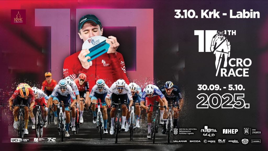 Jubilee race CRO Race 2025: The island of Krk hosts the start of the royal fourth stage, which ends in Labin