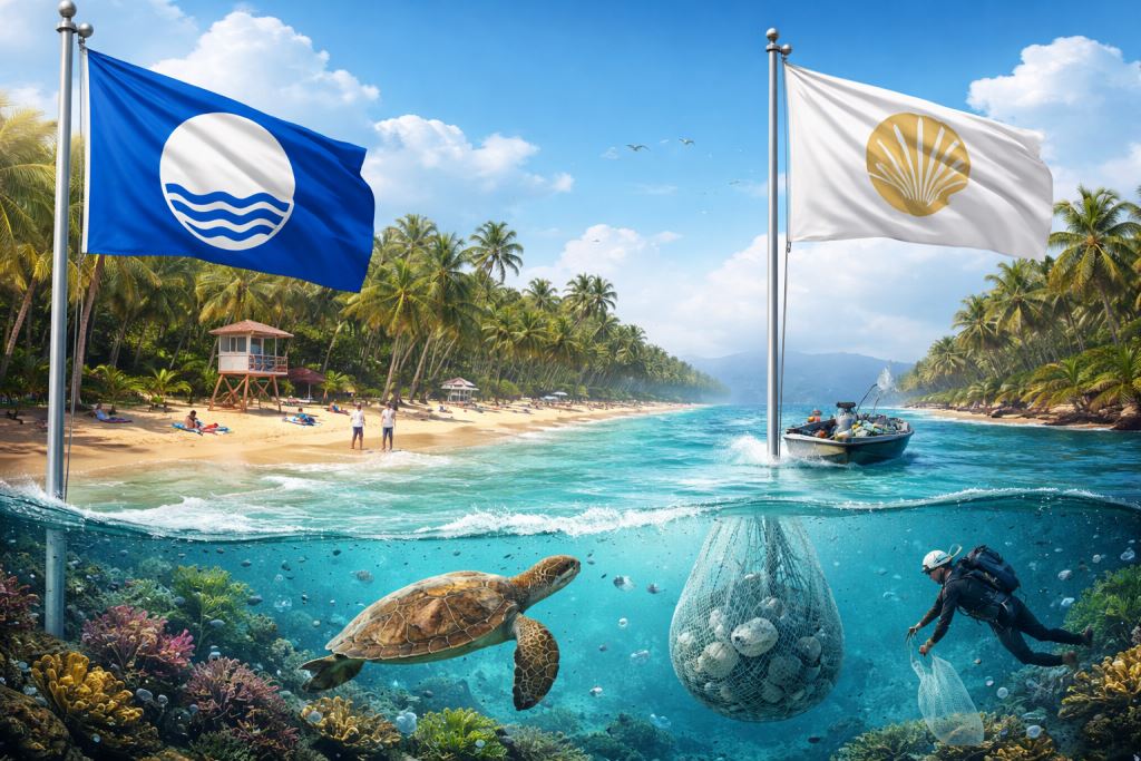 Brazil with 60 Blue Flags leads sustainable tourism, and the new issue of beach safety also comes to the forefront