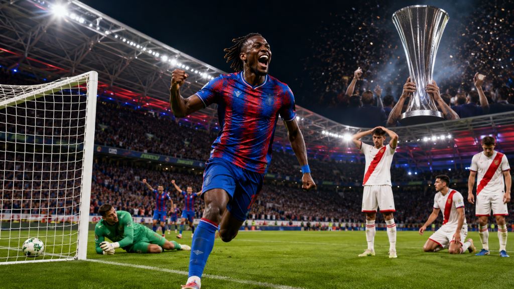 Crystal Palace gewinnt Conference-League-Finale gegen Rayo Vallecano mit historischem Sieg in Leipzig