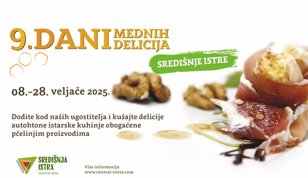 Days of honey delicacies of central Istria 2025 – gastronomic experience with authentic flavors