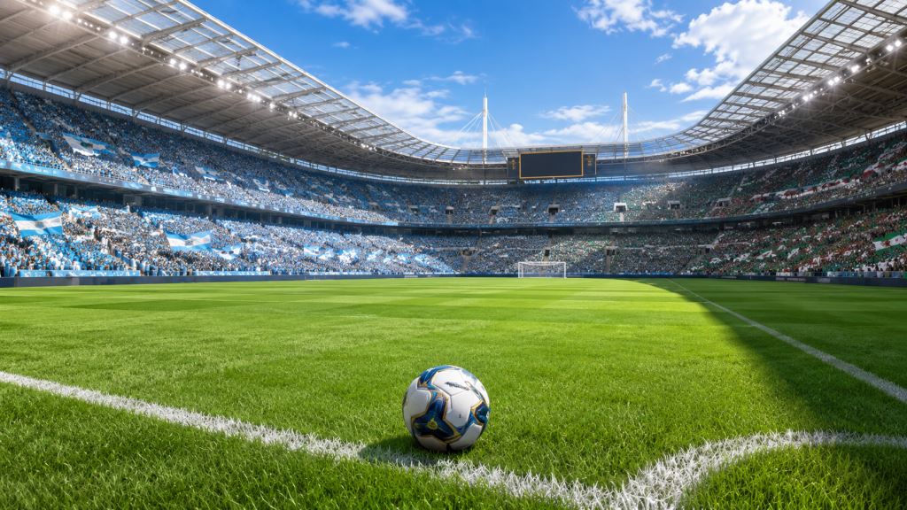 AI illustration: Argentina with Messi hat-trick and 3-0 win over Algeria in World Cup 2026 Group J in Kansas City opener