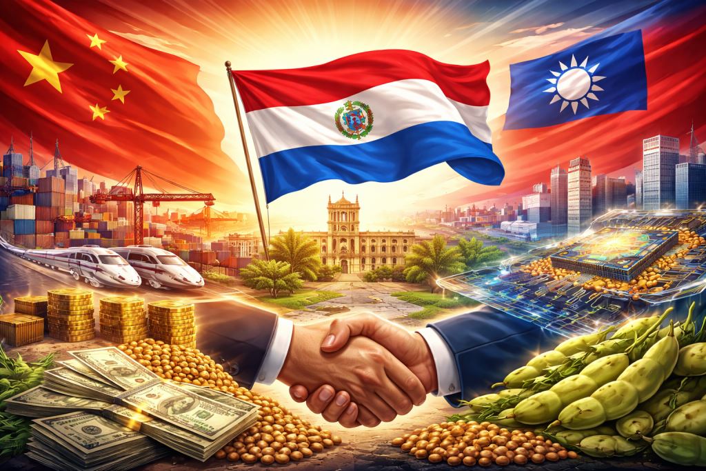 Chiny zwiększają presję na Paragwaj z powodu Tajwanu, a Asunción waży handel, inwestycje i kierunek geopolityczny