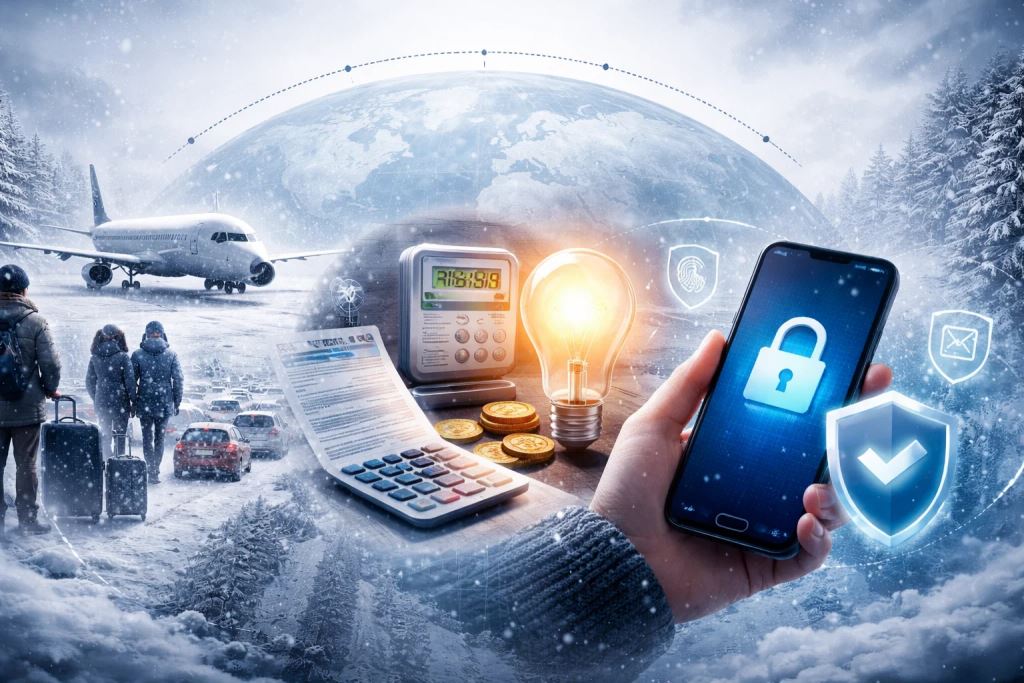 Yesterday–today–tomorrow 02 January 2026: travel, energy and digital risks in the new year – what to watch today