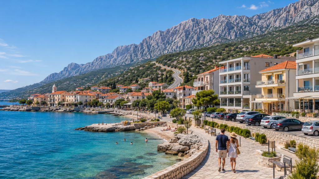 Karlobag 2026: guía de alojamiento, hoteles, apartamentos, aparcamiento, precios y excursiones al Velebit