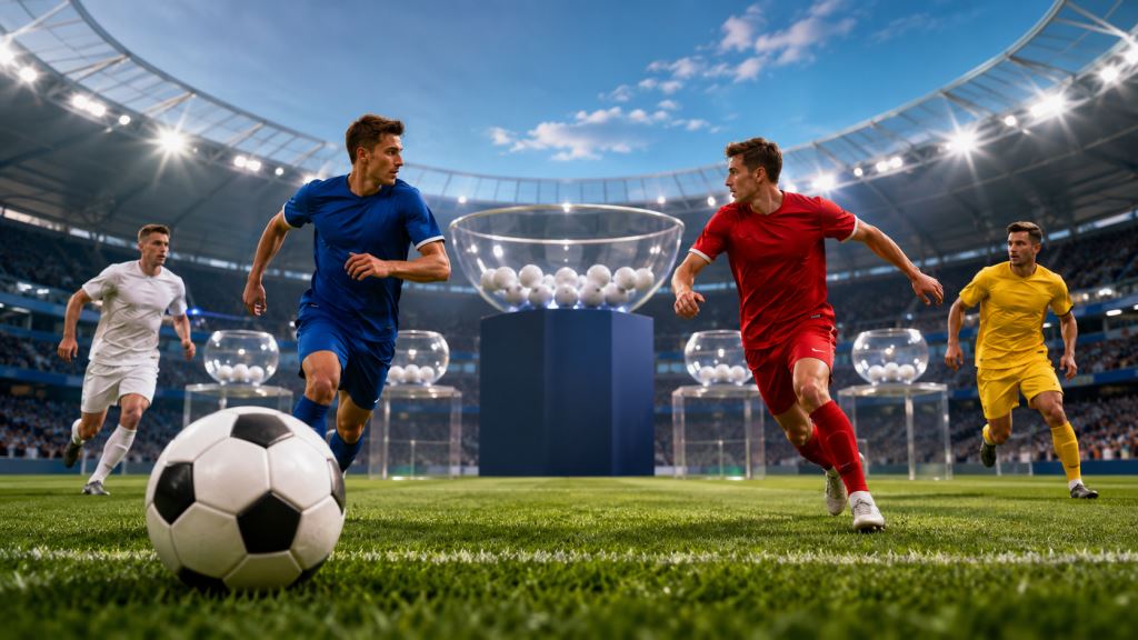 ilustracja AI: Liga Mistrzów 2026/27: losowanie drugiej rundy kwalifikacji, Dinamo zagra z Thunem
