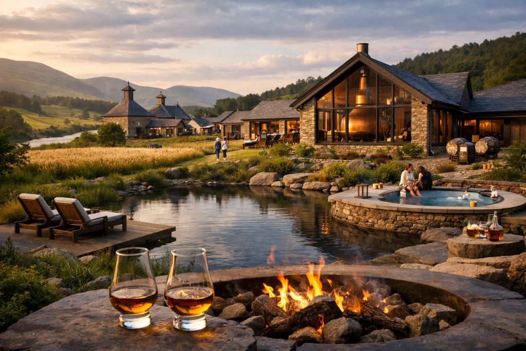 Speyside consigue un resort de whisky de lujo: rehabilitación de la destilería Coleburn, bienestar y gastronomía en Escocia