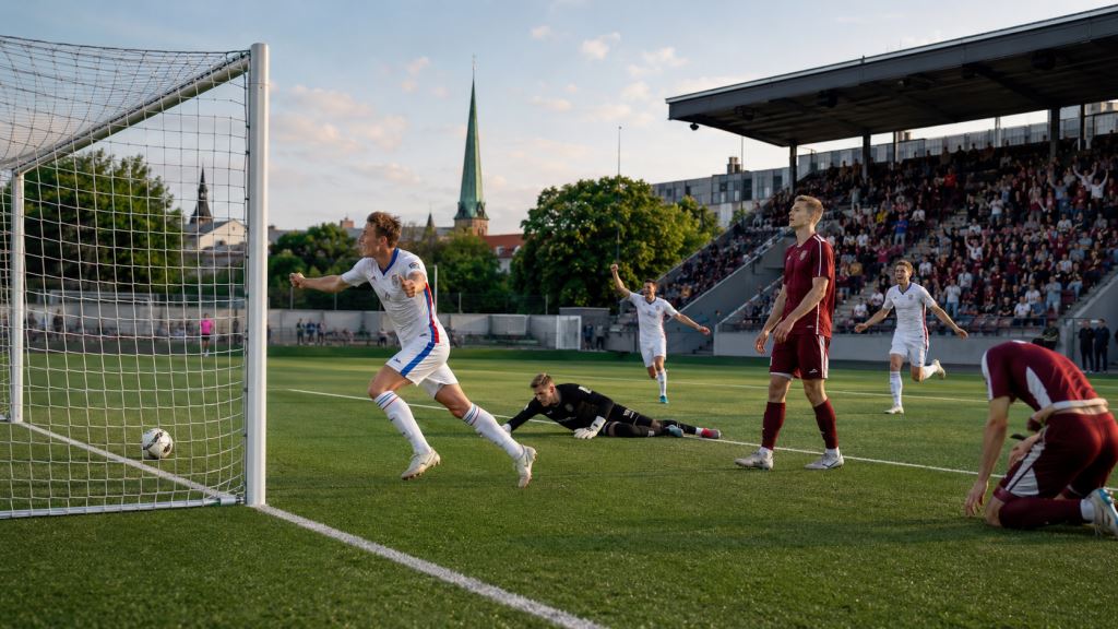 Faroe Islands beat Latvia 1-0 in Riga and secure Baltic Cup third place with Hanus Sørensen’s late goal