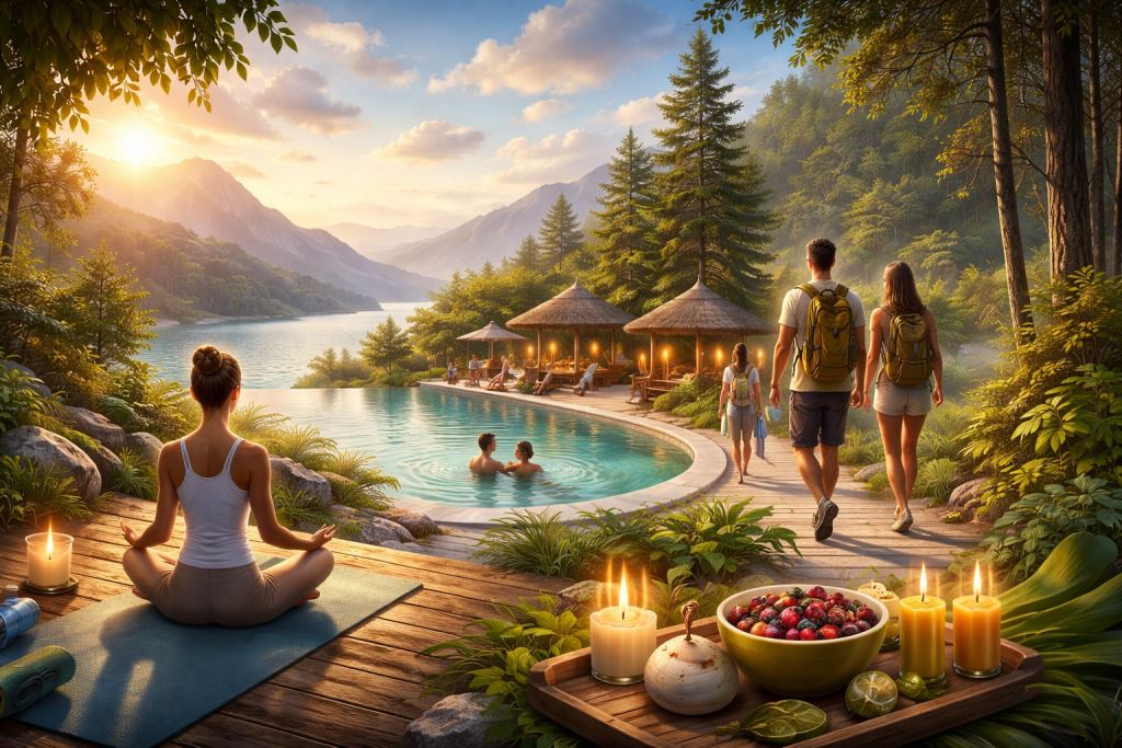 Le tourisme wellness connaît une forte croissance parce que les voyageurs recherchent de plus en plus des vacances qui régénèrent le corps, réduisent le stress et rétablissent l’équilibre