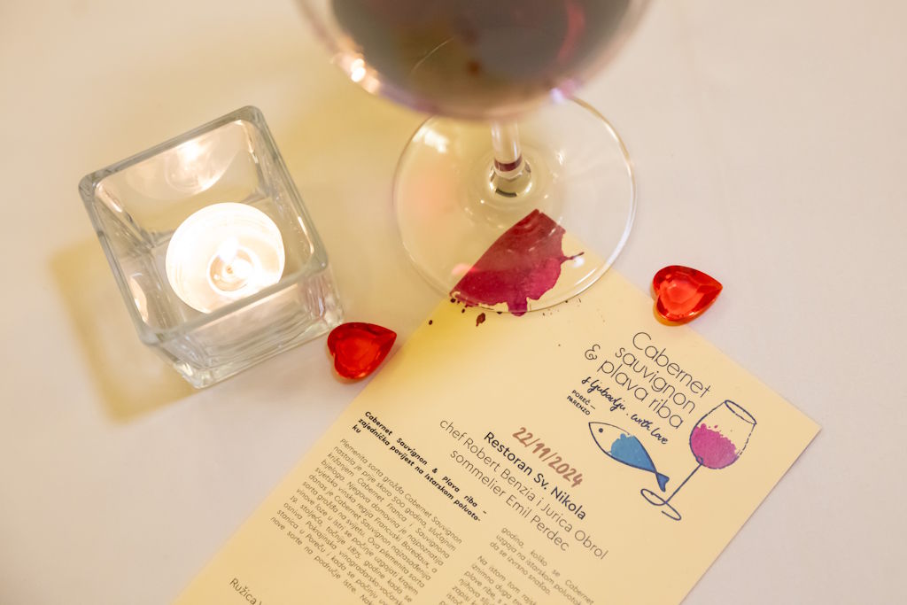 Cabernet Sauvignon and blue fish with love in Poreč: the final evening of an eno-gastronomic event