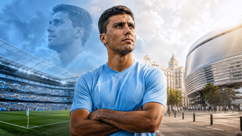 AI illustration: Rodri wants Real Madrid, but a transfer from Manchester City remains far from an agreement between clubs
