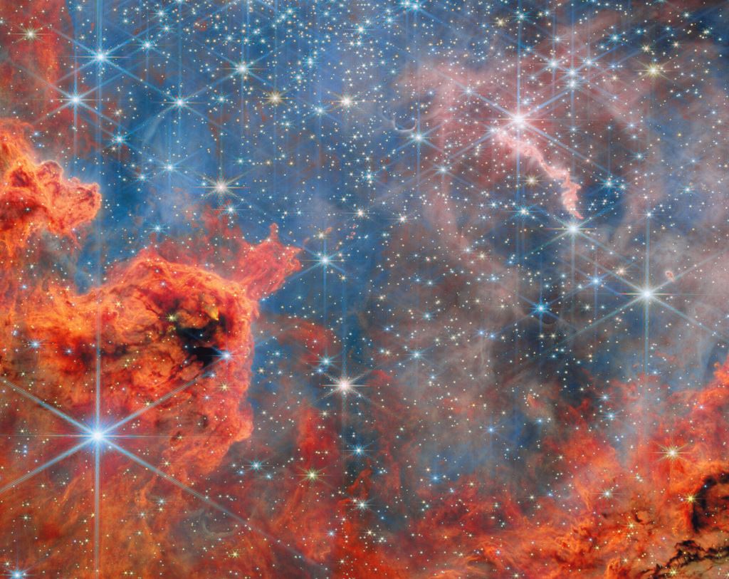 Webb reveals Westerlund 2 in the Gum 29 nebula: fireworks of young stars, brown dwarfs, and planetary disks