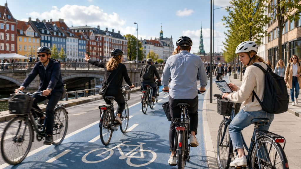 Kopenhagen biciklom traži pravila i ritam: što treba znati prije prve vožnje prometnim gradskim stazama
