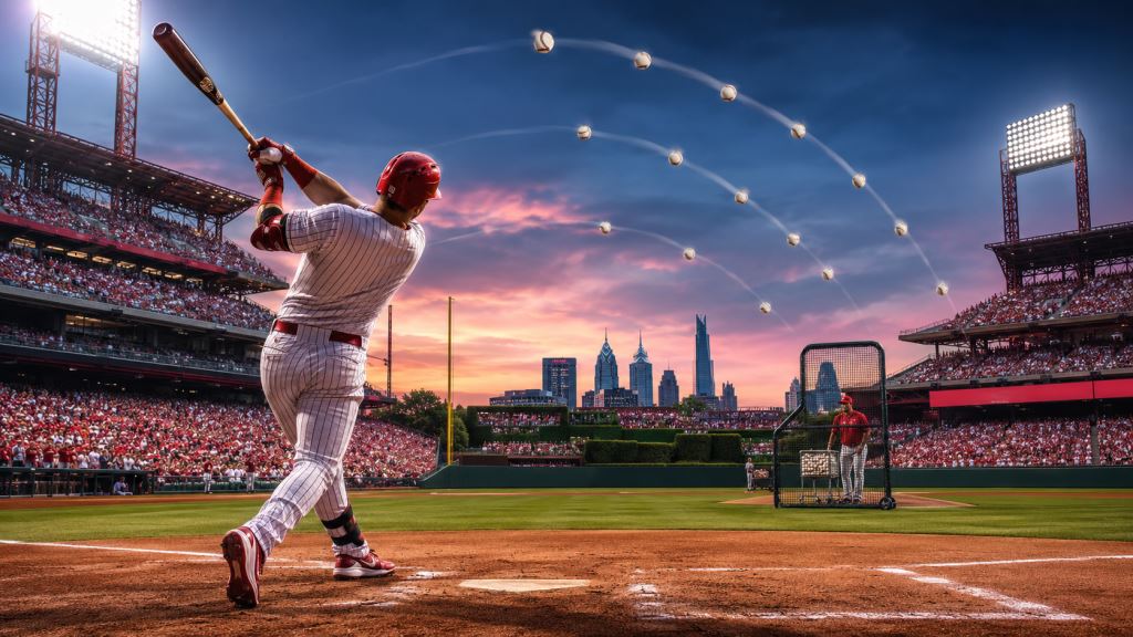 AI illustration: MLB unveils new Home Run Derby 2026 format with swing limits, All-Star drama and Philadelphia spotlight