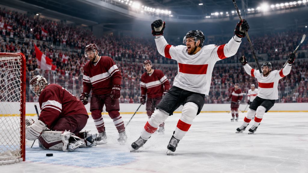 Austria beats Latvia in Zurich and keeps perfect group-stage start at men's Ice Hockey World Championship