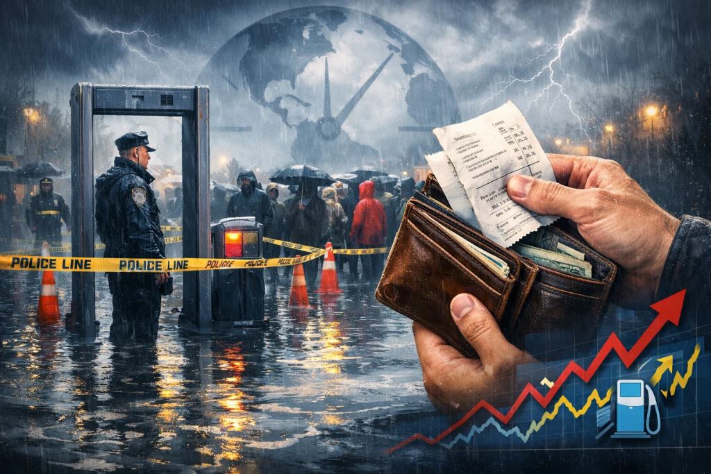 Ayer, hoy, mañana: lo que la Super Bowl, la Olimpiada, las inundaciones y la geopolítica significan para tu presupuesto y tus viajes