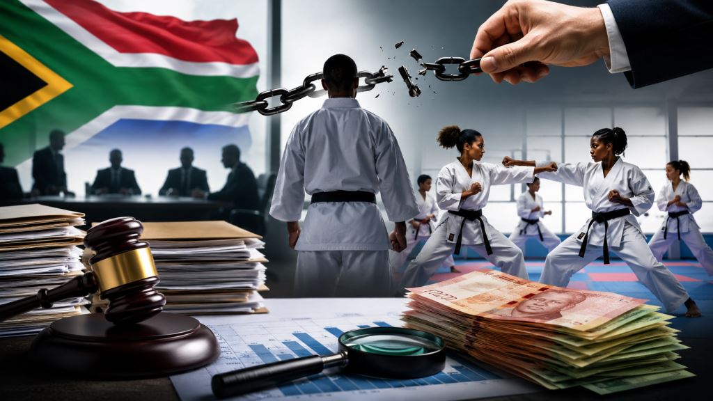 AI ilustracija: WKF suspendirao vodstvo Karate South Africa zbog istrage o upravljanju, financijama i zaštiti sportaša