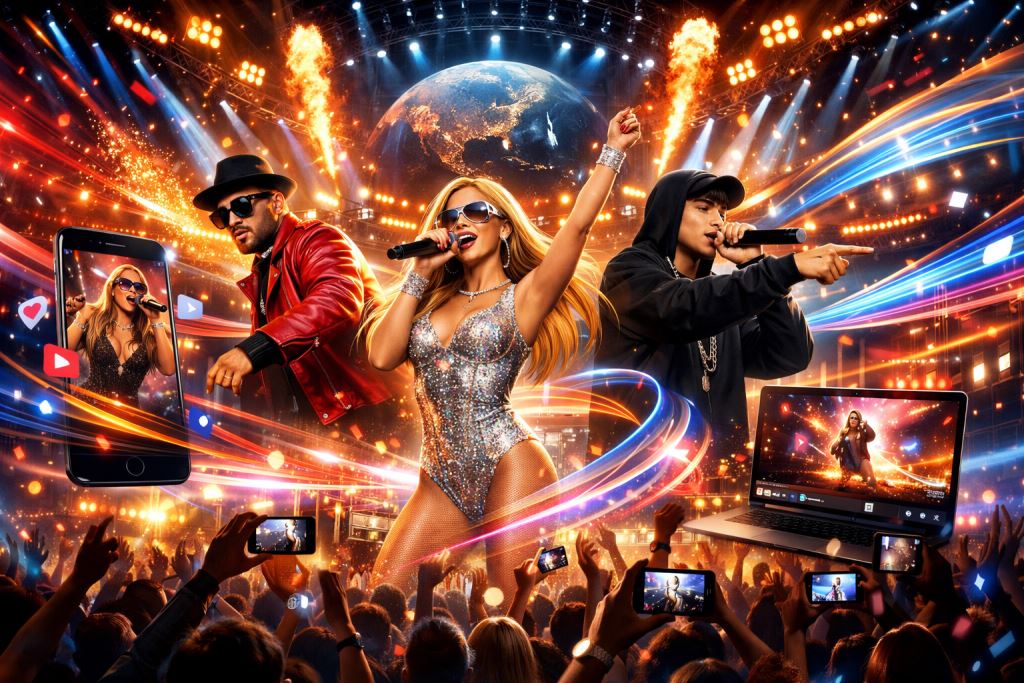 Bad Bunny, Sabrina Carpenter and Alex Warren in the race for the top of the pop industry alongside Taylor Swift and a new balance of power