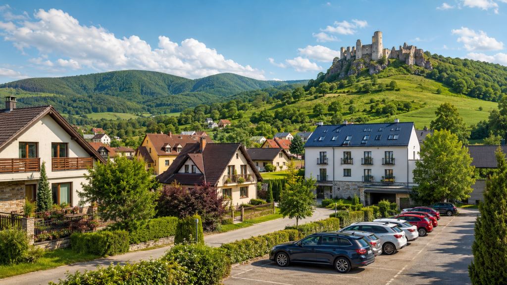 Slanské Nové Mesto 2026 : guide des hébergements, hôtels, appartements, parking, prix et visites