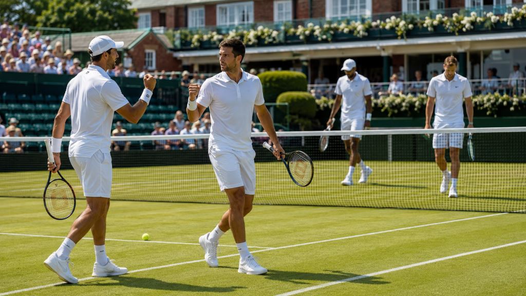 AI ilustracija: Arévalo i Pavić u Queen’s Clubu slomili Ram i Salisbury za četvrtfinale ATP 500 parova