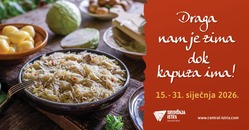 Središnja Istra od 15. do 31. siječnja slavi kapuz: manifestacija “Draga nam je zima dok kapuza ima!”