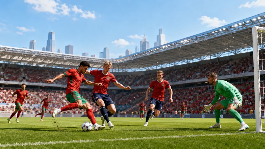 Morocco and Norway 1-1 draw in Harrison with Díaz opener and late Ødegaard equaliser before World Cup 2026