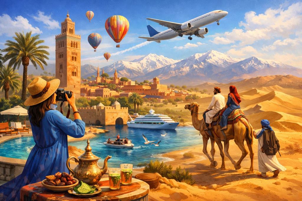 Morocco: tourism revenues in January 2026 jumped 19,3% to 11,7 bn MAD, says Office des Changes