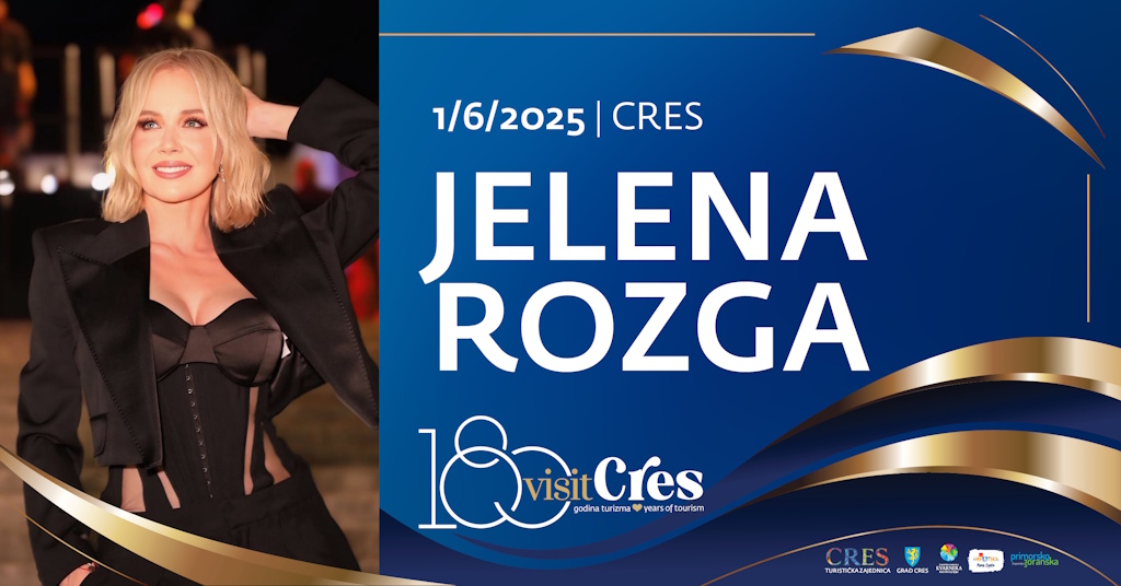 Cres celebrates 180 years of tourism: the Cres Time Machine, the opening of the Cres Kaić Center and the Jelena Rozga concert on June 1