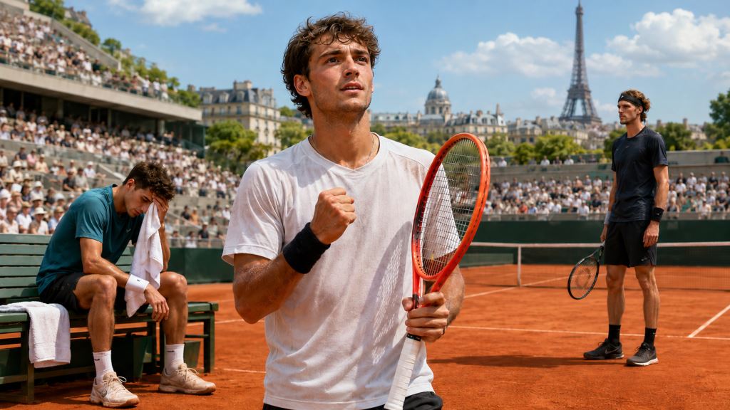 Cobolli Reaches Roland Garros Final Without Playing, Zverev Awaits First Grand Slam Title Chance in Paris