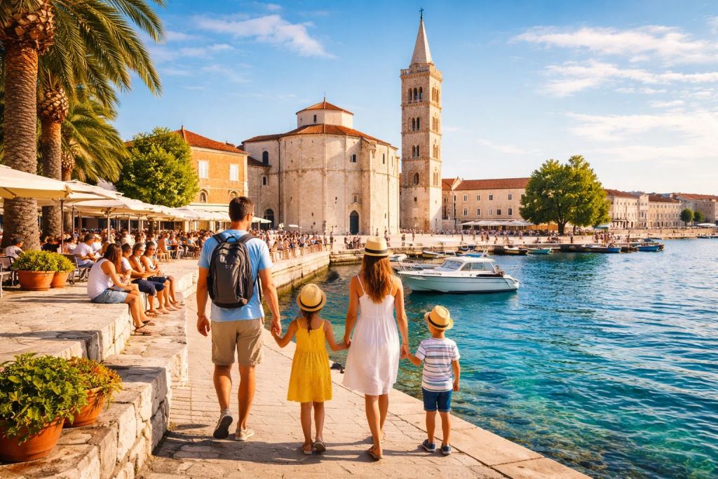Zadar u izboru The Guardiana: obiteljski odmor bez gužvi u 2026 uz Morske orgulje, Ugljan i Vransko jezero