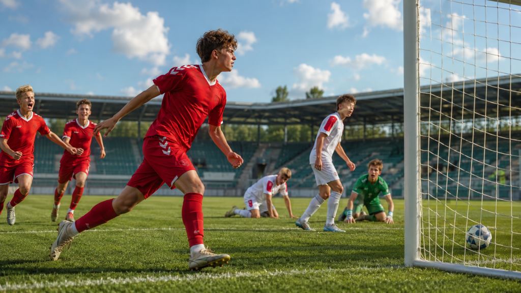 Denmark U17 beats Montenegro after late goal and starts UEFA Euro U17 in Estonia with key Group B victory