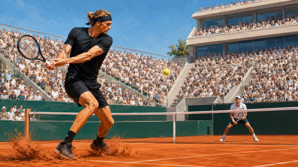Alexander Zverev schlägt Benjamin Bonzi ohne Satzverlust und startet stark bei Roland Garros in Paris