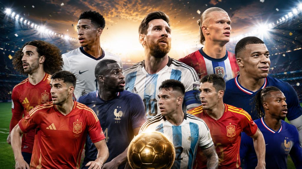 illustration IA: FIFA Dream XI du Mondial 2026 : l'Espagne et la France dominent l'équipe choisie par les supporters du tournoi