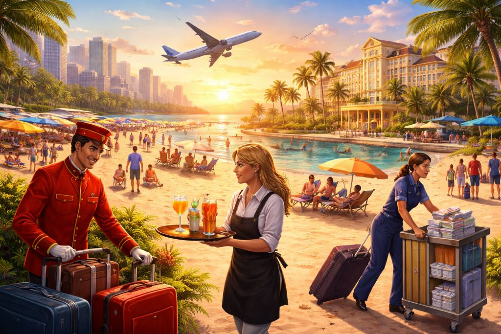 Amerykańska turystyka i hotelarstwo mocno zatrudniają przed latem, a popyt na podróże pozostaje wysoki