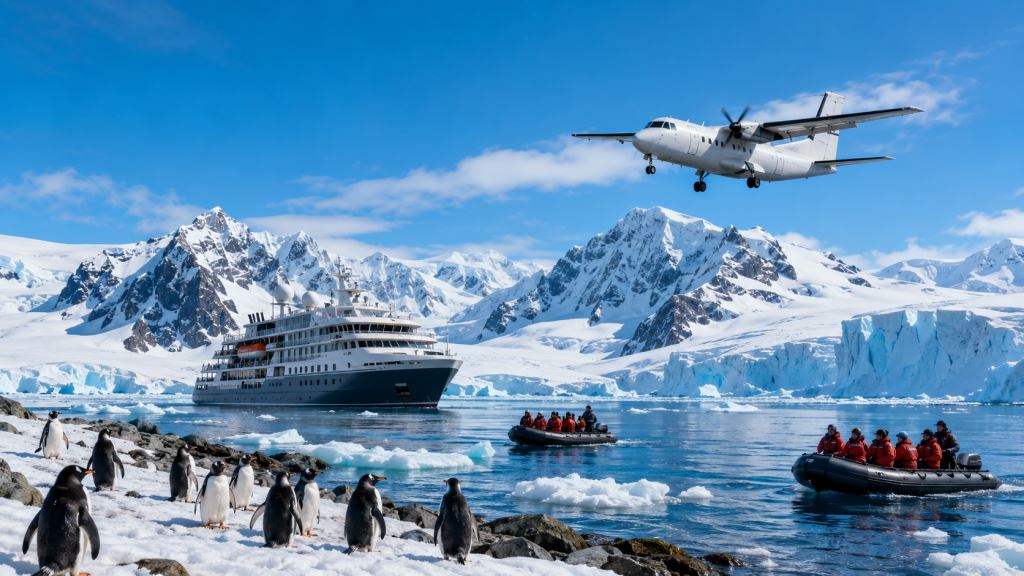 Antarctica21 verzeichnet ein global wachsendes Interesse an Flugkreuzfahrten und nachhaltigerem Polartourismus in der Antarktis